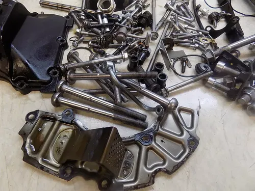 Triumph T100 Engine Parts pieces bolts covers misc   Bonneville 2014 low miles