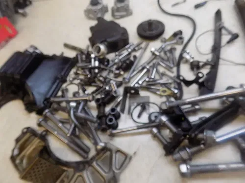 Triumph T100 Engine Parts pieces bolts covers misc   Bonneville 2014 low miles