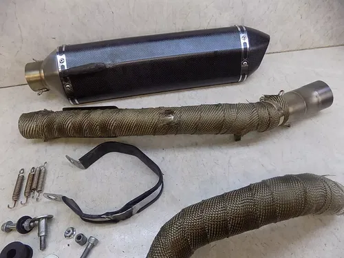 Suzuki DRZ400sm Yoshimura Carbon Fiber Wrapped Exhaust   DRZ 400sm sm 2022 #2