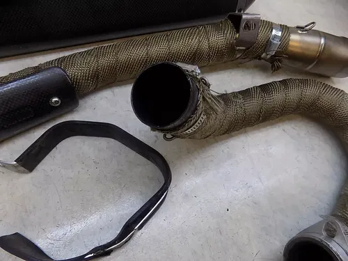 Suzuki DRZ400sm Yoshimura Carbon Fiber Wrapped Exhaust   DRZ 400sm sm 2022 #2