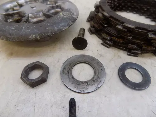 Yamaha XT500 Clutch Kit w/ Hub plates springs bolts  XT 500 1978 #6 tt500