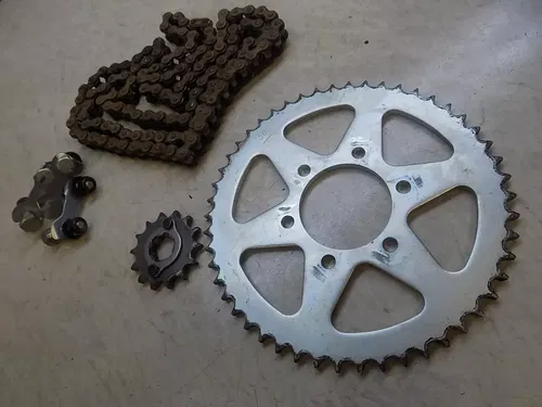Yamaha TW200 Chain Sprockets Front Rear 14 50  TW 200 2024 LOW miles