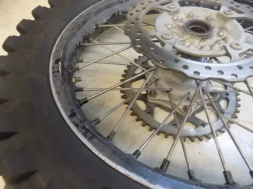 Kawasaki KX250 Rear Wheel w/ Disc / Sprocket 18" KX 250 2005