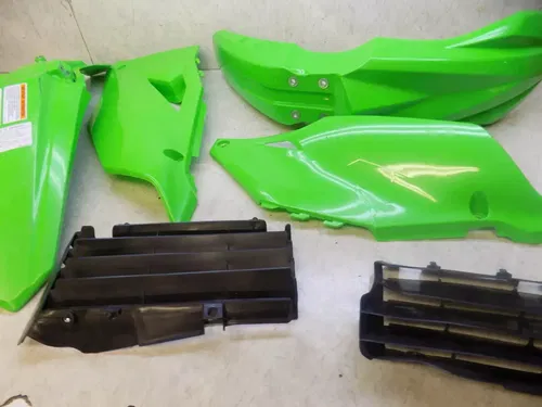 Kawasaki KX450X fenders Side Panels radiator Guards   KX 450 2022 Low hours