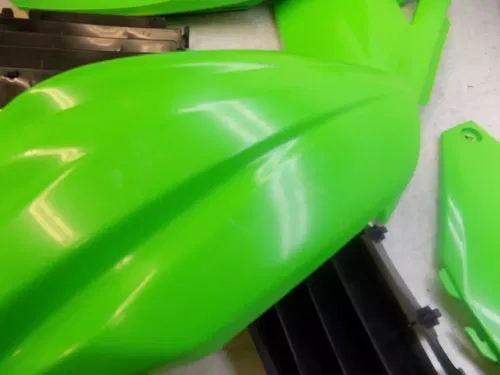 Kawasaki KX450X fenders Side Panels radiator Guards   KX 450 2022 Low hours