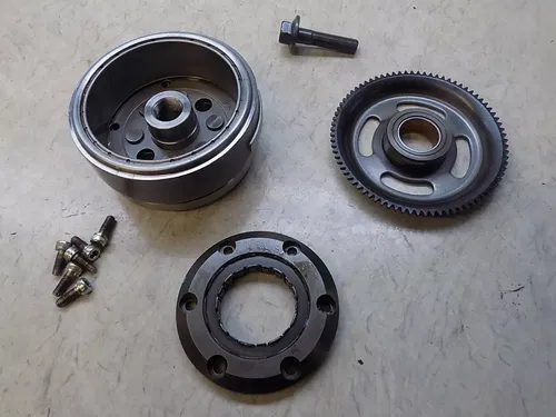 Kawasaki klx230sF Flywheel w/ Starter gear / Rotor  OEM KLX 250 2009 low mile