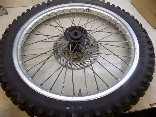 Honda CR500 Front Wheel w/ Tire / disc   CR 500 1988 CR 500 #3