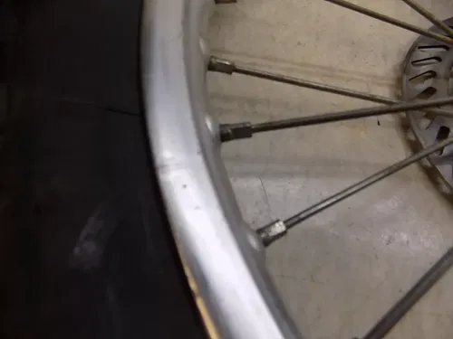 Honda CR500 Front Wheel w/ Tire / disc   CR 500 1988 CR 500 #3