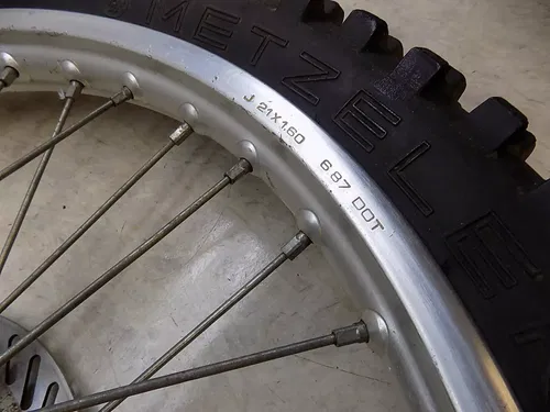 Honda CR500 Front Wheel w/ Tire / disc   CR 500 1988 CR 500 #3