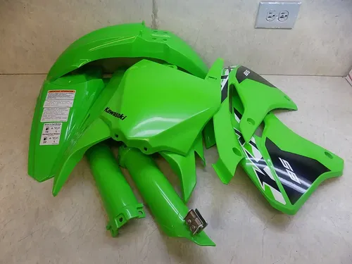 Kawasaki KX85 Plastics Fenders Shrouds Plates Panels Kit front  KX 85 2025 NEW 2