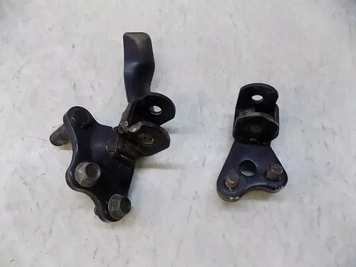 Yamaha XT350 Footpeg Mounts Set  XT 350 1989 #2 low mile
