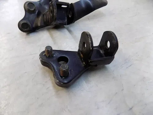 Yamaha XT350 Footpeg Mounts Set  XT 350 1989 #2 low mile