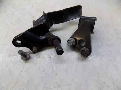 Yamaha XT350 Footpeg Mounts Set  XT 350 1989 #2 low mile