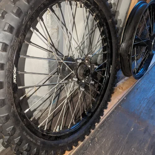 KKE Complete 21" Front And 19" Rear (Front Tire, Tube, Rim Strips And Beed Locks