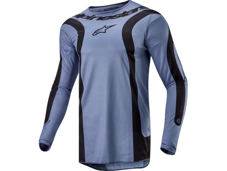 ALPINESTARS FLUID LIGHT BLUE BLACK GEAR SET
