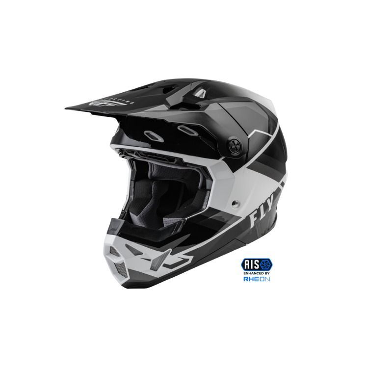 FLY RACING FORMULA CP RUSH HELMET GREY/BLACK/WHITE XS