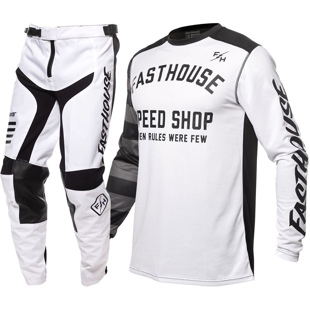 FASTHOUSE CARBON ETERNAL GEAR SET WHITE