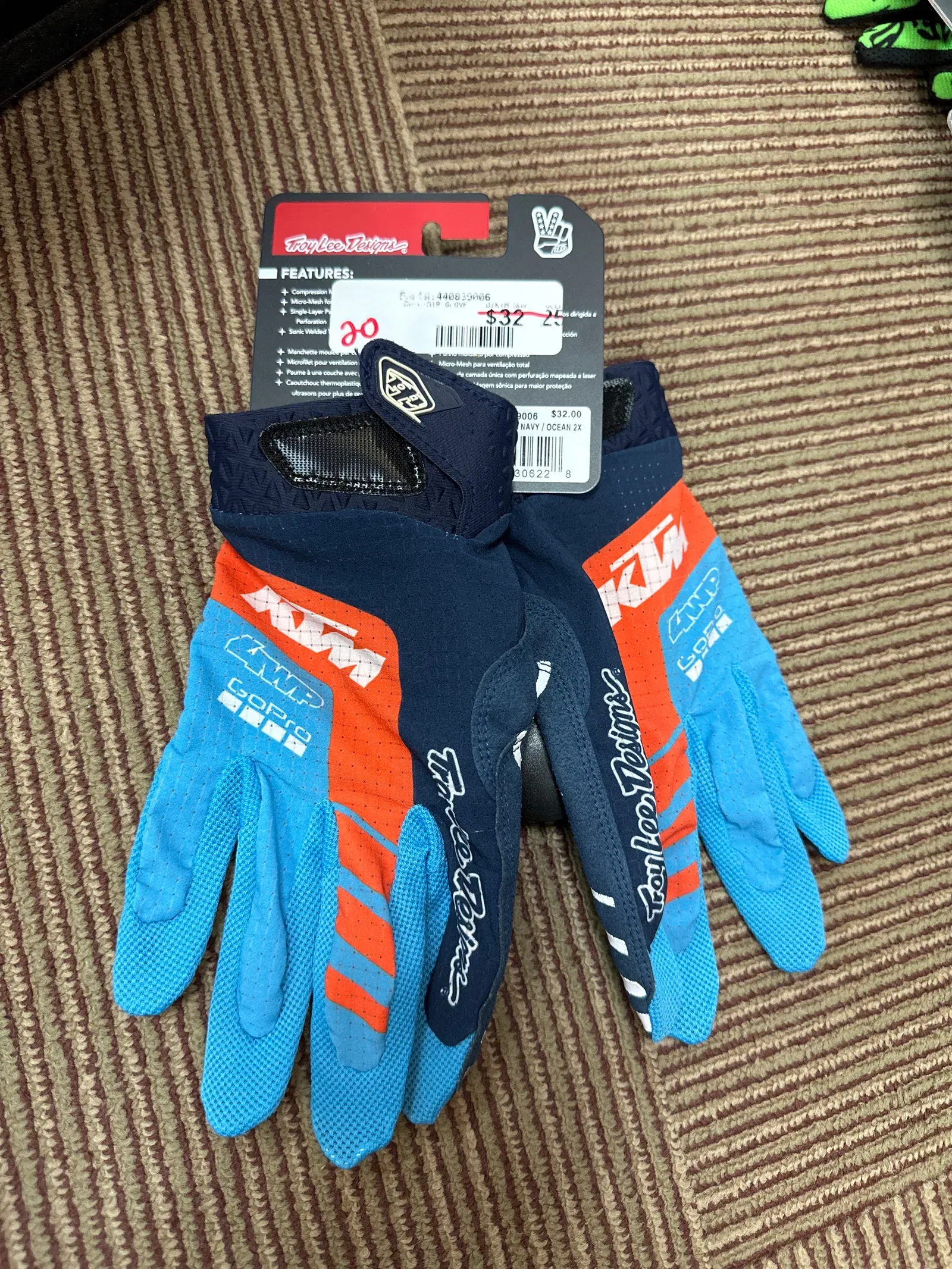 troy lee designs ktm gloves