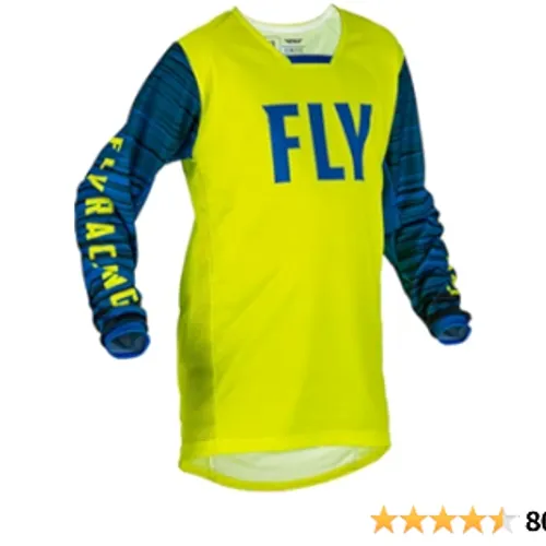FLY RACING YOUTH KINETIC WAVE JERSEY - HI-VIS