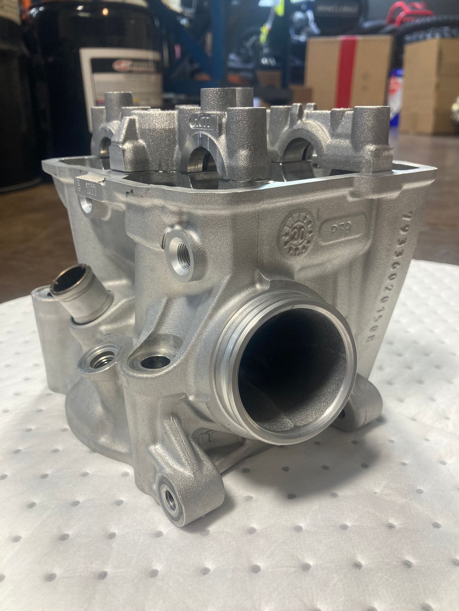 ktm 350 cylinder head