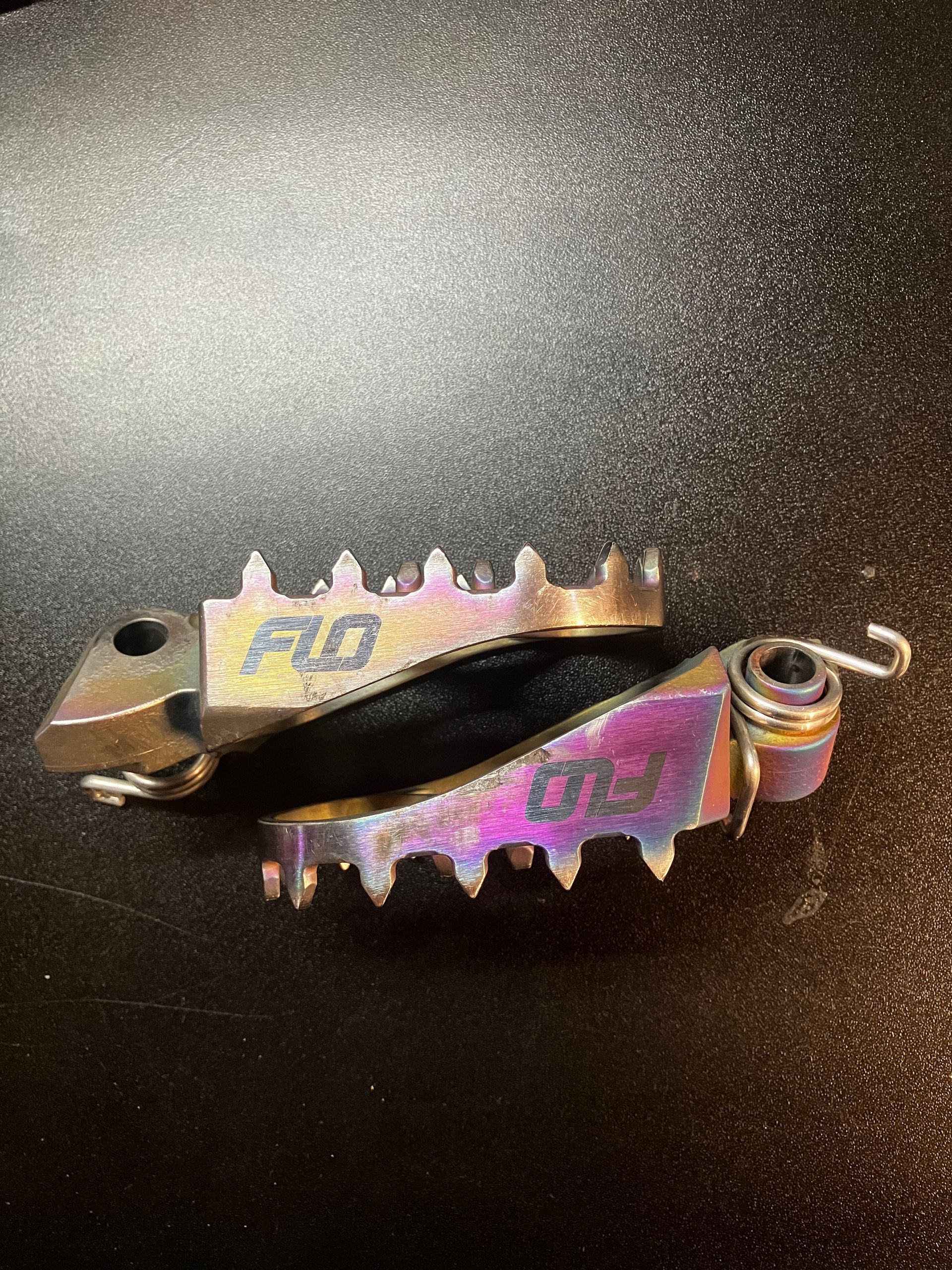 Flo Motorsports Titanium Foot Pegs Yamaha 65cc-450cc 1999-2023
