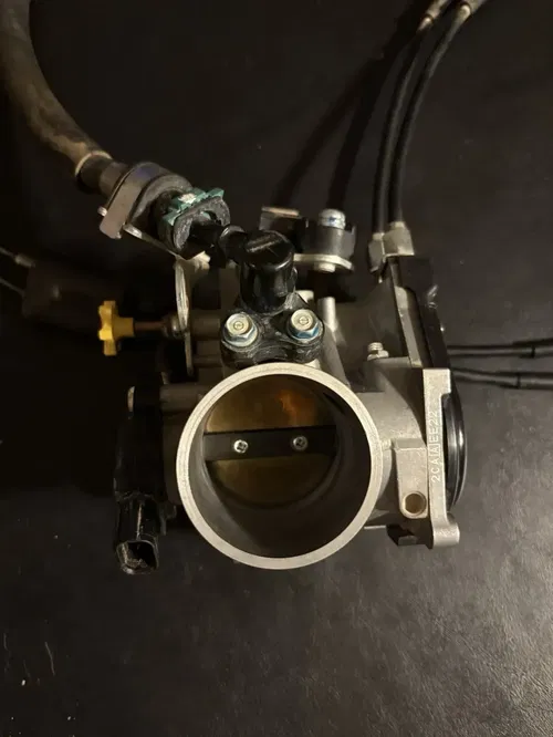 2015 Honda Crf250r OEM Keihin Throttle Body Assembly Fuel Injector Sensor Cables