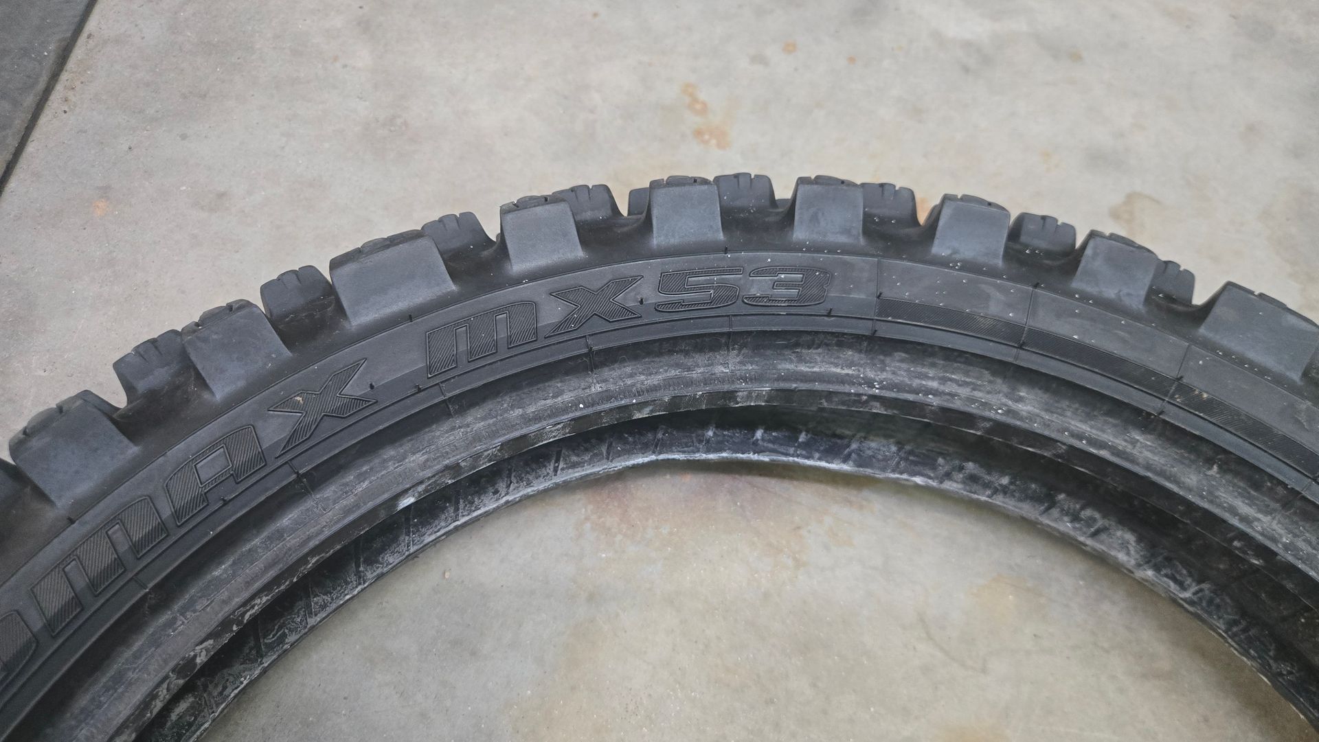 Mx53 Used Tire 110 90 19