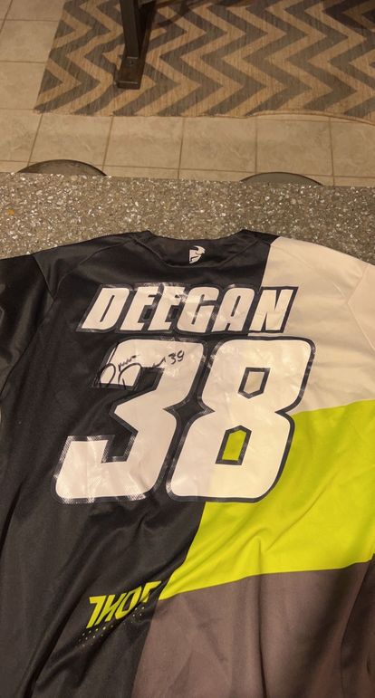 Thor MX Haiden Deegan Signed Worn Race Jersey #38 
