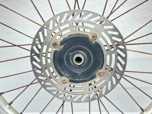 1989 Honda CR125R Front Wheel 21 Inch Hub Tire Black Rim OEM Rotor 446A5-KZ4-000