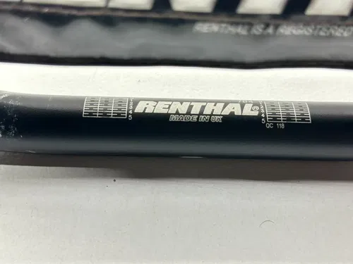 Renthal 7/8" Handlebars with Bar Pad Black Dirt Bike MX Motocross Off-Road CR YZ