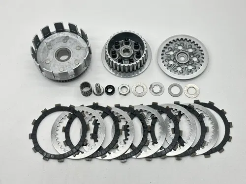 1980 Suzuki RM125 Clutch Assembly Basket Hub Plates Kit Spring Bolts Dirt Bike