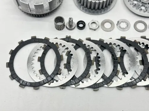 1980 Suzuki RM125 Clutch Assembly Basket Hub Plates Kit Spring Bolts Dirt Bike