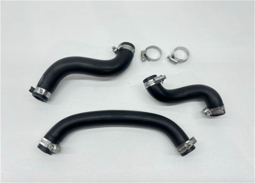New 2023 KTM 450SXF Radiator Hoses Kit Cooling Black Pipes Clamp Assembly 450 SX