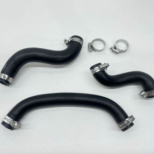 New 2023 KTM 450SXF Radiator Hoses Kit Cooling Black Pipes Clamp Assembly 450 SX