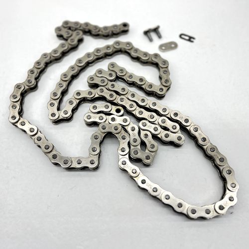 1986 Honda CR250 Motorcycle Chain Drive Master Connecting Link Silver Assembly