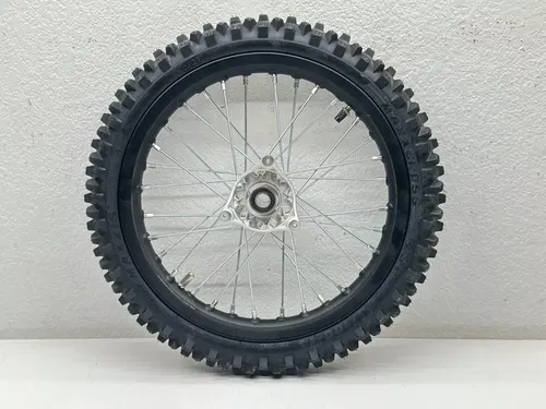 New 2024 KTM 65SX Front Wheel Assembly 14 Inch Black Tire Rim Hub 46310001444 SX
