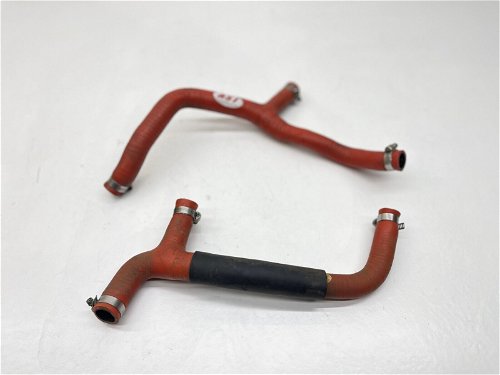 2010 Honda CRF450R Radiator Hoses Kit Cooling Red Pipes Water Hoses Set Clamps