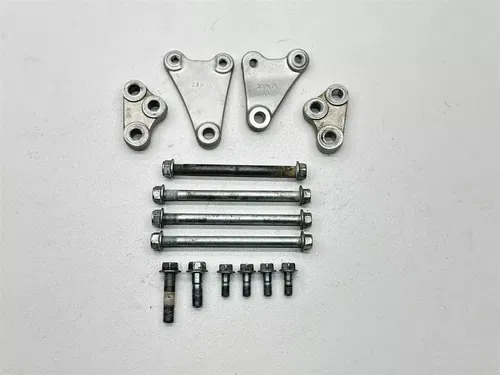 2009 Suzuki RMZ450 Motor Mounts Engine Bracket Bolts Hanger Kit OEM RMZ 450