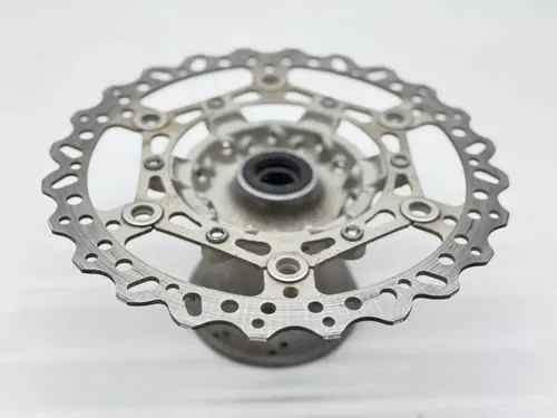 2012 Yamaha YZ450F Front Brake Rotor Hub Assembly Silver OEM Dirtbike YZ 450 250