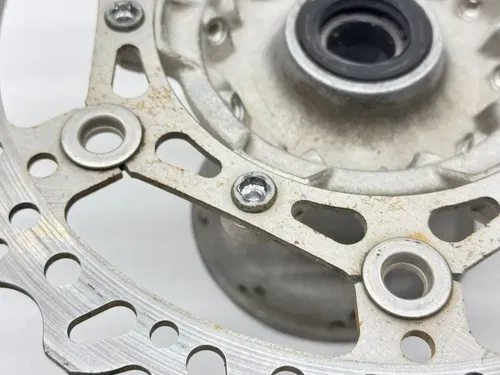 2012 Yamaha YZ450F Front Brake Rotor Hub Assembly Silver OEM Dirtbike YZ 450 250
