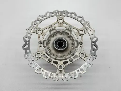 2012 Yamaha YZ450F Front Brake Rotor Hub Assembly Silver OEM Dirtbike YZ 450 250