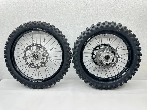 New 2024 KTM 450 SX-F Excel Wheel Set Front Rear 21/19 Inch Rim Sprocket Hub SXF