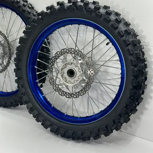 2023 Yamaha YZ450F oem Blue Wheel Set Wheels Rims Hub Yz 450 23 Front Rear 21 19