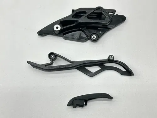 New 2024 Husqvarna FC450 Chain Guide Guard Slider Guides Black Rubber Dirt Bike