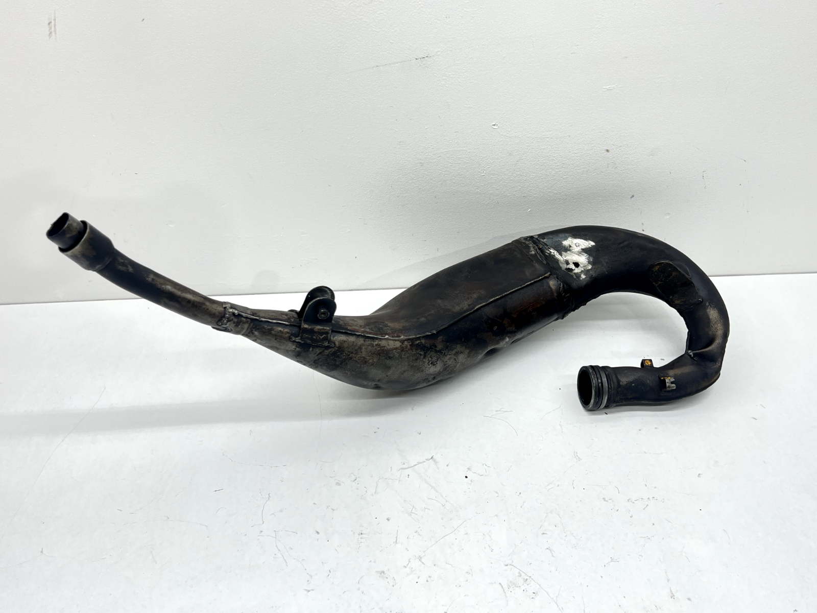 1994 Suzuki RM125 Exhaust Header Head Pipe Expansion Chamber Stock Damaged
