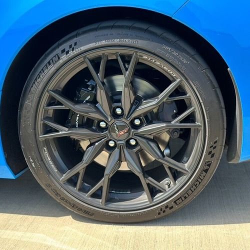 2020-2024 Corvette Stingray C8 Black Genuine GM Chevrolet Wheel Rim Tires Forged
