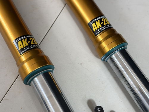 17-22 Yamaha Yfz-R6 AK20 Cartridge Kit Front Fork Suspension Forks Tubes Upper R