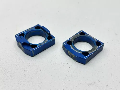 2022 Yamaha YZ450F GYTR Rear Axle Blocks Blue Assembly Dirtbike YZ 450F
