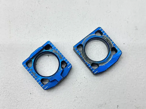 2022 Yamaha YZ450F GYTR Rear Axle Blocks Blue Assembly Dirtbike YZ 450F