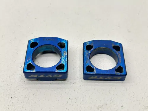 2022 Yamaha YZ450F GYTR Rear Axle Blocks Blue Assembly Dirtbike YZ 450F